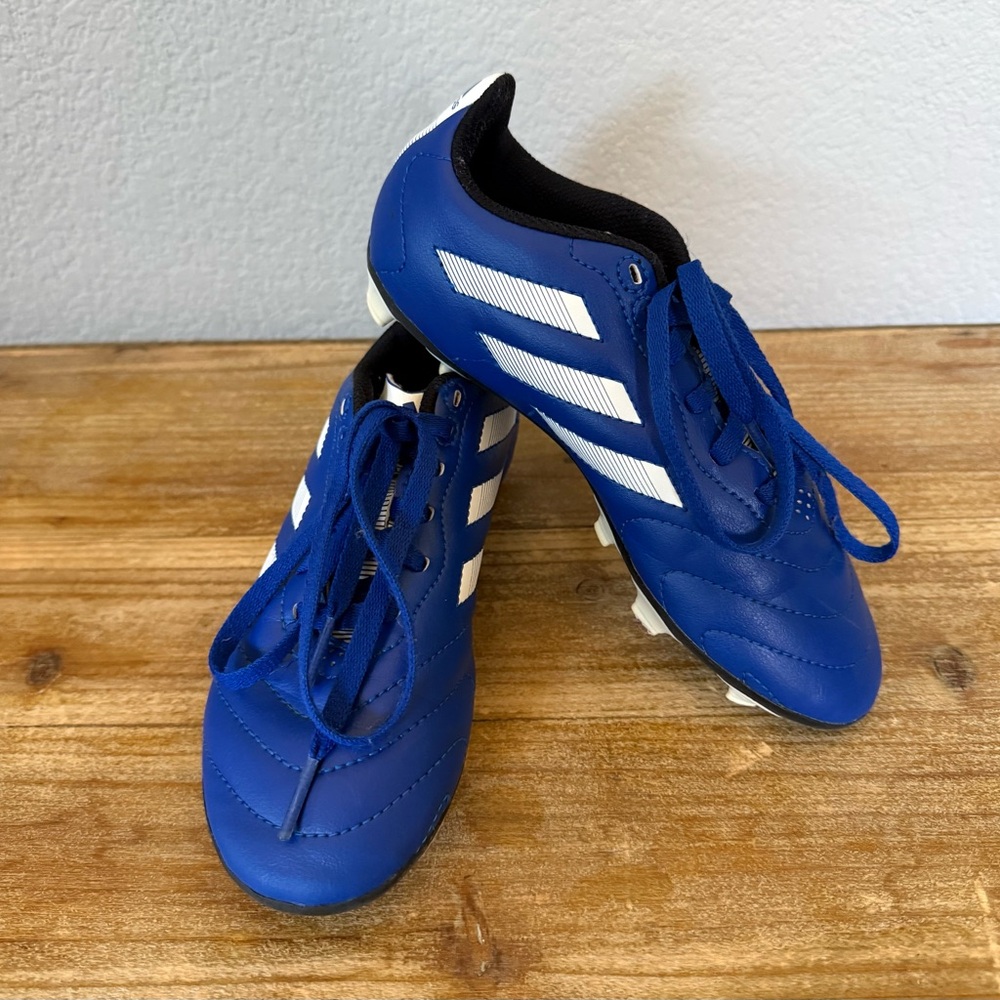 Adidas Kids Blue Soccer Shoes